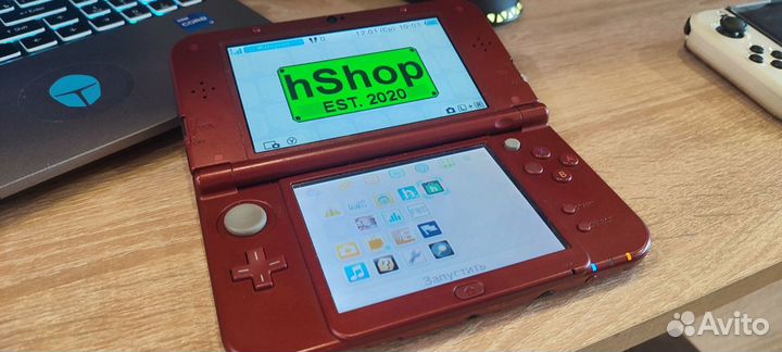 New Nintendo 3DS XL Red прошитая