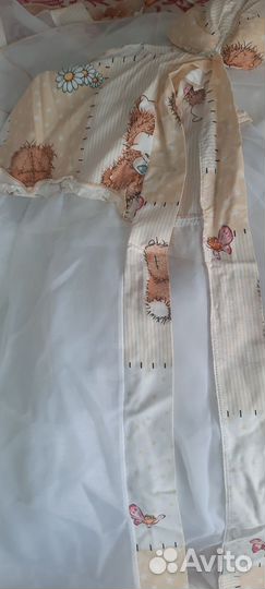 Бортики в кроватку и балдахин