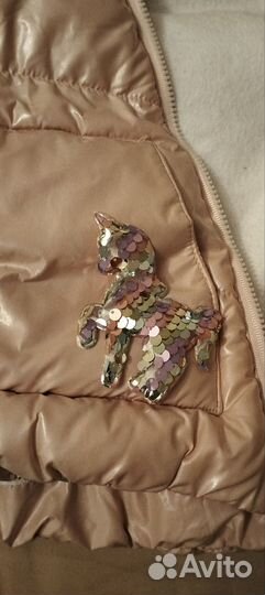 Куртка зимняя для девочки 86 теплая