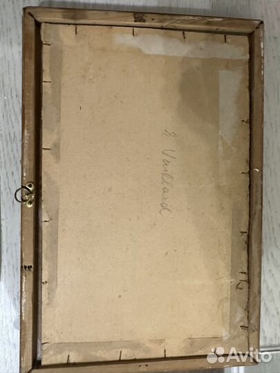 Старинная рамка со стеклом