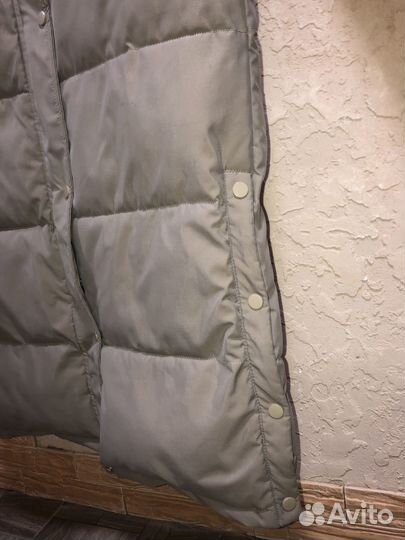 Пуховик пальо женский