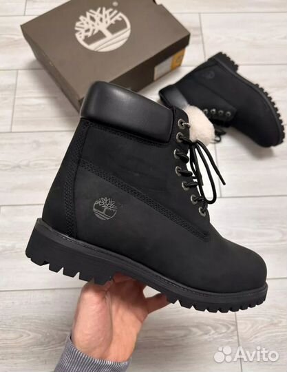 Ботинки timberland с мехом