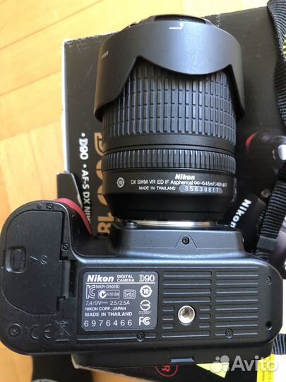 Зеркальный фотоаппарат Nikon D90 18-105 VR kit
