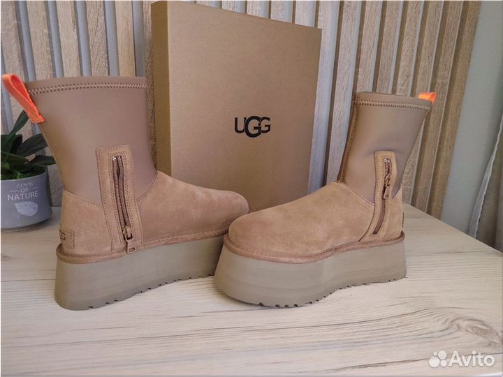 Угги натуральные женские UGG Classic Dipper Chestn