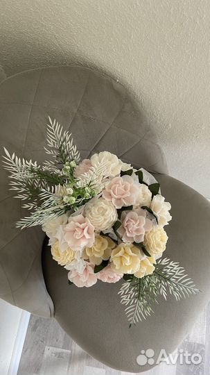 Букет цветов из мыла