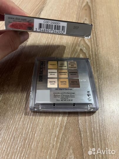 Палетка теней dior backstage EYE palette