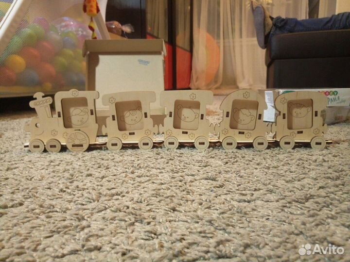 Набор веселый паровозик Woody новый