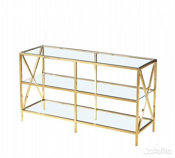 Консольный столик с полками мс01