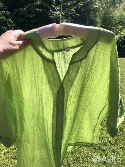 Летняя блузка, хлопок 50-52