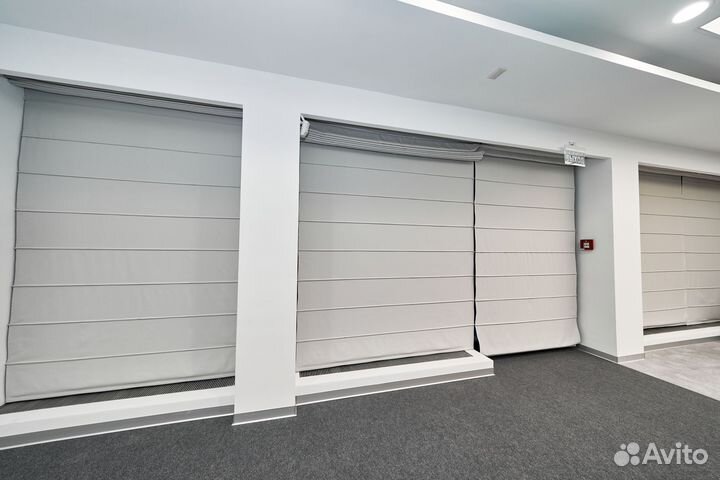 Рулонные шторы с электроприводом на пульте