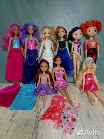 Куклы: Барби Маттел, Холодное сердце, Анлили