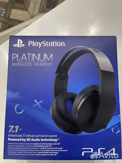 Беспроводные наушники sony platinum PS4