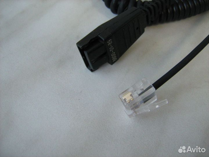 Шнур телефонный QD для Jabra
