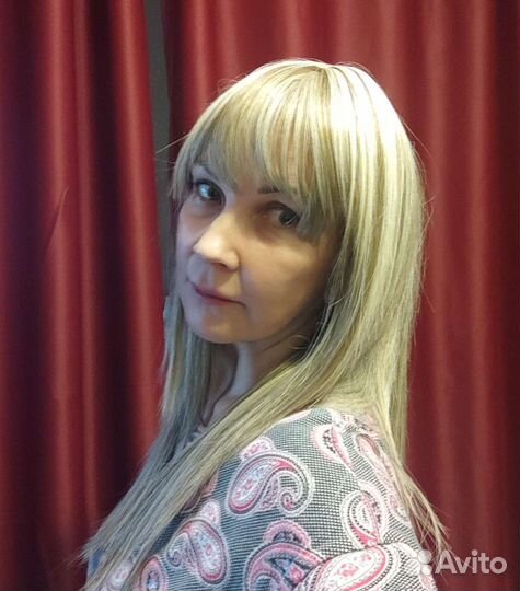 Новый парик длинные волосы мелирование