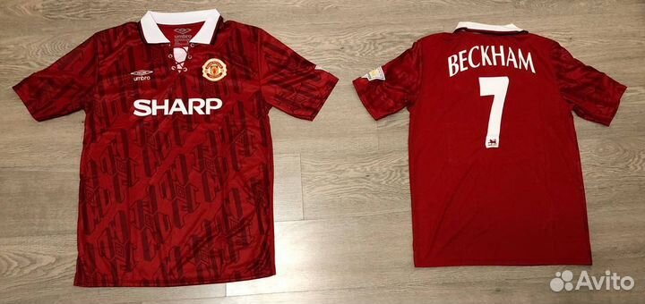 Ретро майка Бекхэм Манчестер