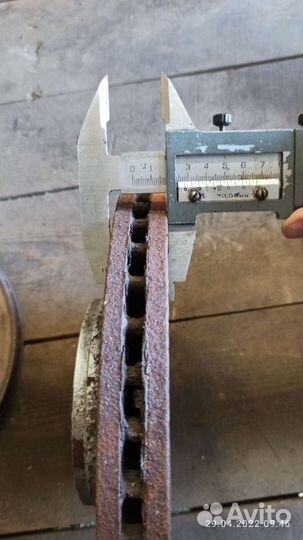 Audi a6 c6 передние тормозные диски