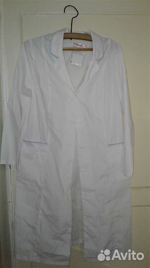 Халат рабочий, белый