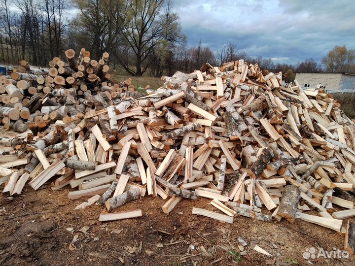 Дрова березовые колотые