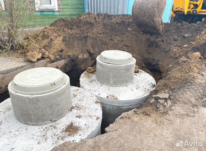 Выгребная яма под ключ / Гарантия 5 лет