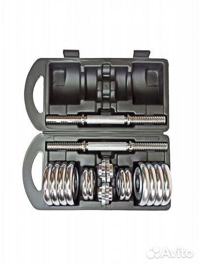 Набор гантелей в кейсе 15 кг