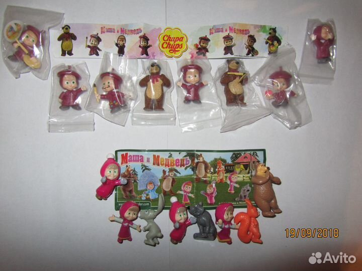 Маша и медведь из киндер-сюрприз