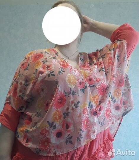 Накидка женская шифон 64 66 68