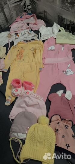 Детские вещи пакетом рост 56-68