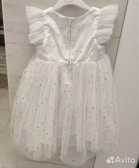 Нарядное платье для девочки белое
