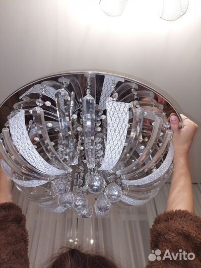 Люстра потолочная подвесная бу