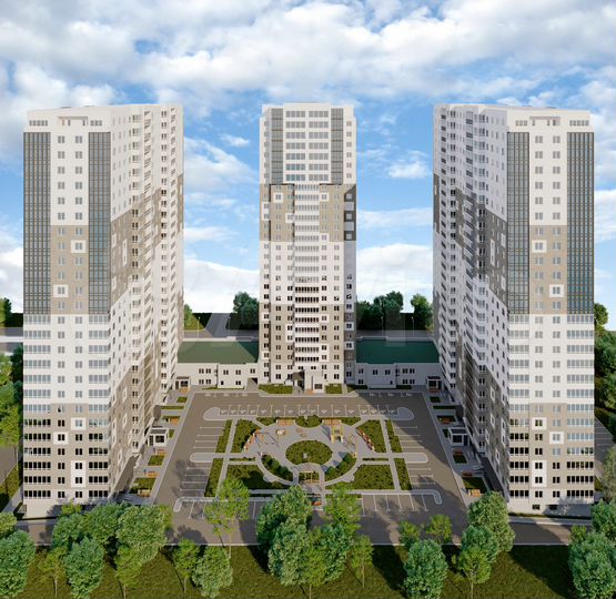 1-к. квартира, 45,3 м², 19/27 эт.