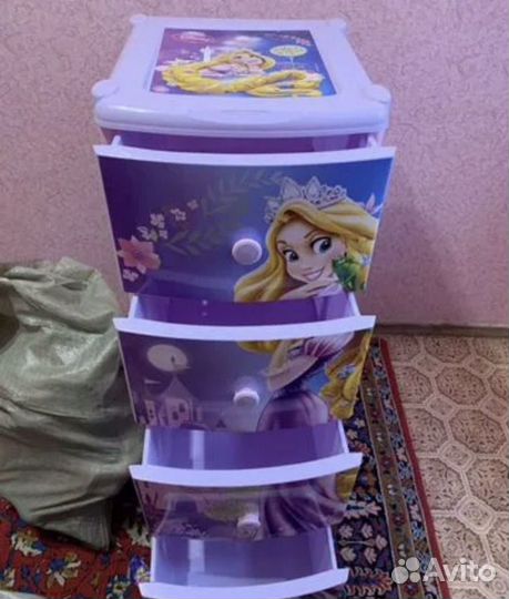 Комод детский пластиковый