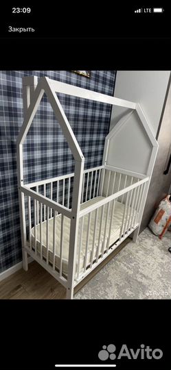 Кроватка без матраса