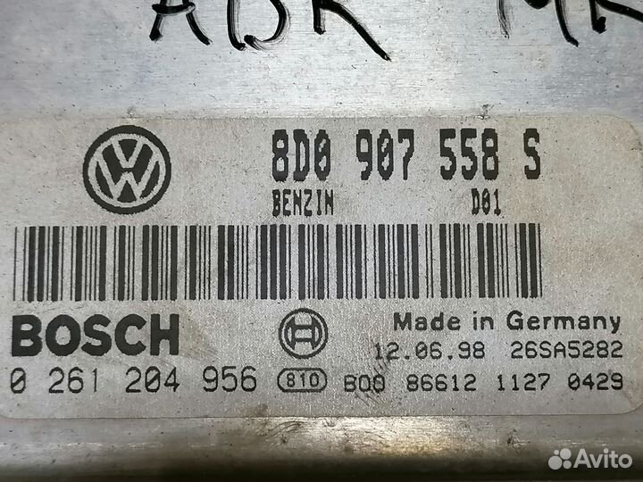 Эбу Двигателя (МКПП) VW Passat B5 8D0907558S
