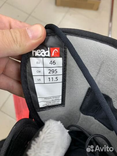 Ботинки head scout PRO Black, Размер 295мм EU-46