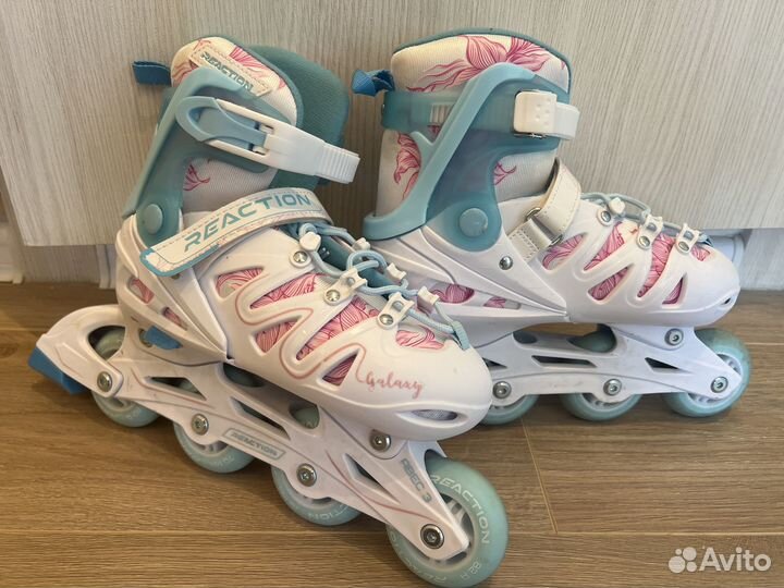 Ролики детские раздвижные Reaction galaxy 36-39