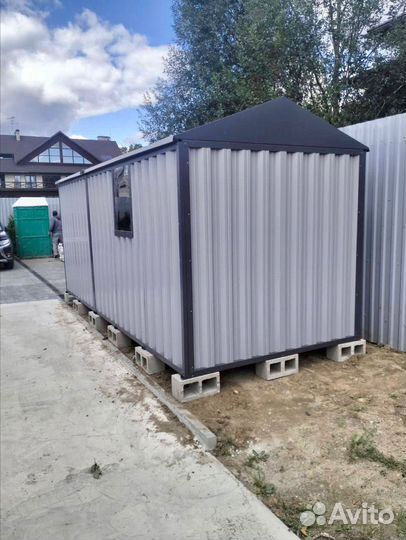 Хозблок-гараж