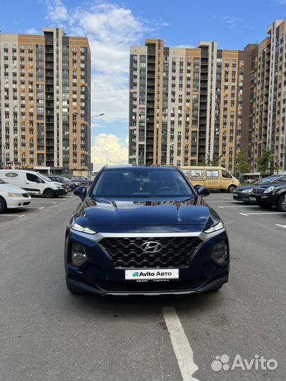 Hyundai Santa Fe 2.4 AT, 2019, 85 000 км