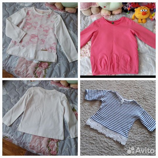 Блузки и кардиганы 5-7 лет