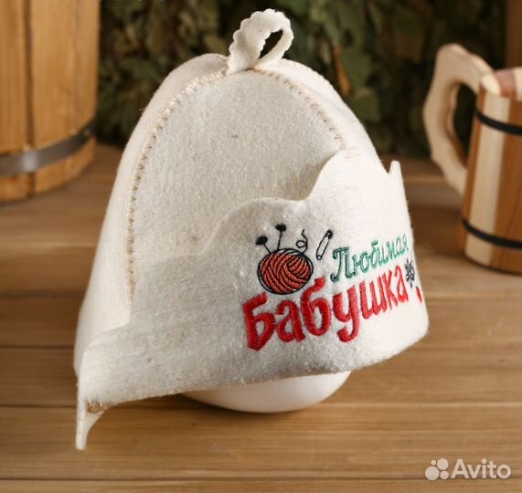 Шапка для бани 