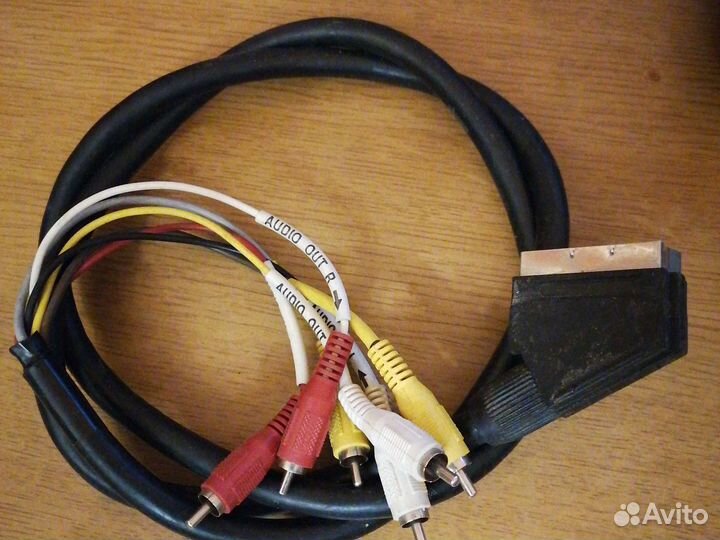 Кабель scart to 6xRCA