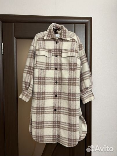 Пальто -рубаха h&m