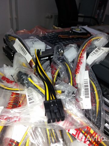 Переходник для доп питания видеокарт 8pin-2xMolex