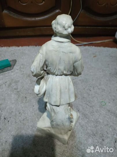 Статуэтка Лев Николаевич Толстой,гипс,50е годы