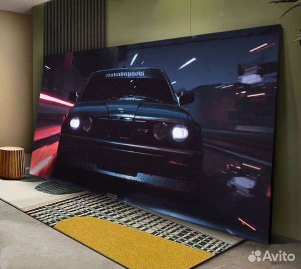 Картина с автомобилем