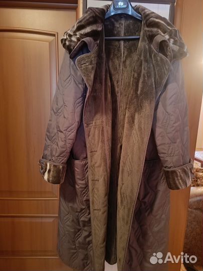 Стеганое пальто