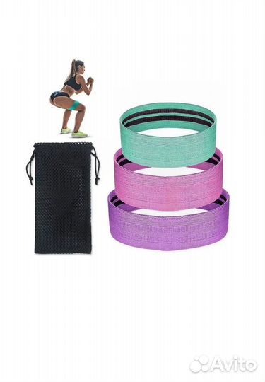 Набор резинок для фитнеса новый