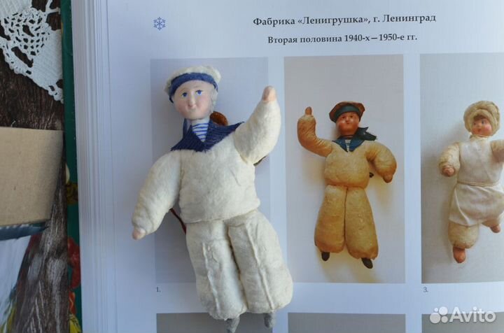 Ватная игрушка в стиле советских елочных игрушек