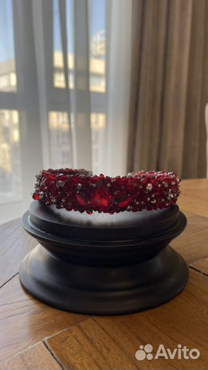 Ободок для волос ручной работы