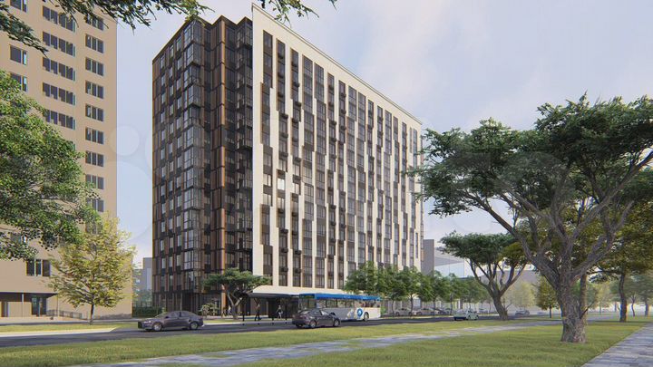 2-к. квартира, 67 м², 8/14 эт.