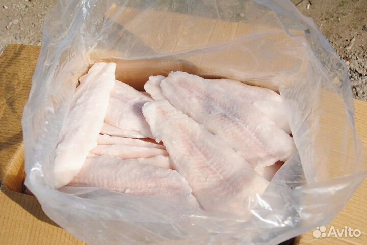 Филе пангасиуса(морской язык) без кожи и костей св